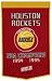 HOUSTON ROCKETS WOOL NBA CHAMPIONSHIP BANNER!