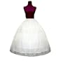Adjustable 3-Hoop More Full Wedding Bridal Gown Petticoat Crinoline Slip Skirt