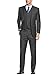 Salvatore Exte Men's Suit 3-Piece Two Button Blazer Jacket Flat Front Pants