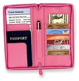 Metroplitan Zippered TRAVELER Wallet Travel Organizer - Assorted Colors