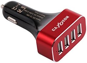 Car Charger: Catozon 4 USB Port Electric Universal Car Accessories for iPhone,Samsung Galaxy Note,Ipad Air Mini and Many Other Cell Phone,Tablet,GPS and MP3 Models,Fast Compact 9.6 Amps,5Volts,48Watts