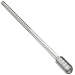 PFERD Cylindrical Carbide Bur, Long-Length, Uncoated (Bright) Finish, Single Cut, Radius End