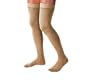 Jobst Relief 20-30 Thigh Closed-Toe Beige Medium Silicone Band