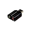 Syba SD-CM-UAUD USB Stereo Audio Adapter, C-Media Chipset, RoHS