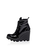 Bueno Botines de cordones (Negro)