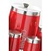 Retro Red Bread Bin Conical Shape