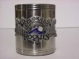 Colorado Rockies MLB Pewter Can Cooler