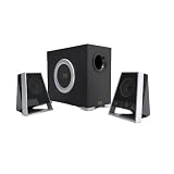VS2621 3-Piece Computer/Gaming Speaker System, Black and Silver