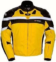 TOURMASTER/CORTECH GX-SPORT MOTORCYCLE JACKET YL/BK SIZE:MED