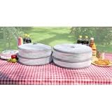 Insulated Food Covers - Set of 2 (Silver) (1H x 14.00W x 6.00D)
