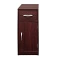 Side Cabinet with Drawer Wood Composite - Espresso