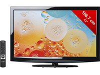 Medion Life X16998 106,7 cm (42 Zoll) LED-Backlight-Fernseher, Energieeffizienzklasse B (Full-HD, CI+, Triple Tuner ) schwarz