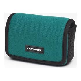 Click here to buy Olympus 202305 Horizontal Neoprene Nylon Case (Green).