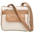 Embassy Canvas Purse w/ Leather Accents
