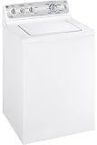 GE GTWN5050MWS 27″ Top-Load Washer with 3.6 cu. ft. Capacity, HE Low-Water Wash, Infusor w/ HydroWave System, 700-RPM Spin Speed, Stainless Steel Basket and Energy Star CEE Tier III Qualified