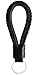 Luxury Black Loop Handmade Genuine Leather Key Chain