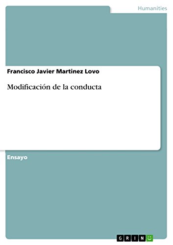 Modificación de la conducta (Spanish Edition)