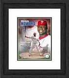 Framed Ryan Howard Philadelphia Phillies Photograph