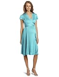 Everly Grey Womens Maternity Maternity Uma Wrap Batik Print Dress
