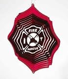 Fire & Rescue 12 inch Wind Spinner