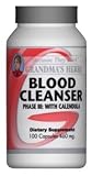 Blood Cleanser Phase II - All Natural Herbal Supplement For Cleansing The Blood Stream - 100 Capsules