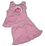 New York Mets Toddler Child Girls Baseball Sleepwear 2 Piece Set