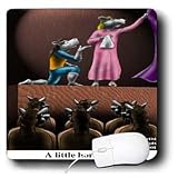 Londons Times Funny Animals Cartoons - Equine Theater A Little Horseplay - Mouse Pads