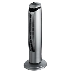 Honeywell HO-1100RE Oscillating Tower Fan with remote control - Chrome