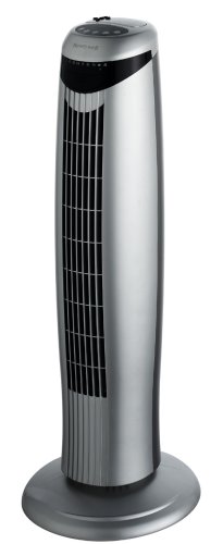 Honeywell HO-1100RE Oscillating Tower Fan with remote control - Chrome