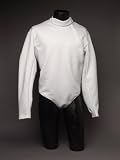 Mens Right Handed Nylon polyester foil/epee/sabre front zip fencing jacket