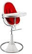 bloom fresco loft High Chair - White Base - Rock Red