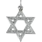 Sterling Silver Star Of David Pendant