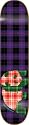 Enjoi Hsu Plaid Panda Skateboard (7.7-Inch)