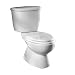American Standard 2480.216.020 FloWise Dual Flush Right Height Elongated Two Piece Toilet, White