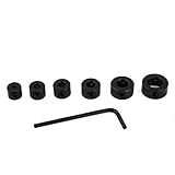 uxcell ドリル ビット ストップ カラー レンチワット 13?10mm だぼ キャビティ一 ドリル 首輪 セット