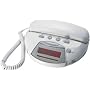 Northwestern Bell Corded Phone with AM/FM Clock Radio and Alarm (28501)