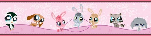 Littlest Pet Shop Animal Peel & Stick Wall Border