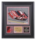 Kasey Kahne Framed Laserchrome 8x10 Photo w/ Autographed Card/Piece of Metal and Plate