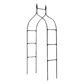 Gardman Deluxe Gothic Garden Arch 2.95m x 1.4m Black