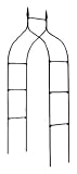 Gardman 2.95 x 1.4m Deluxe Gothic Garden Arch - Black