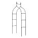 Gardman Deluxe Gothic Garden Arch 2.95m x 1.4m Black
