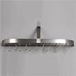 Old Dutch Satin Nickel Rounded Wall Pot Rack