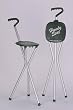 `Handy Seat Walking Cane Designed for people who require either walking or resting assistance