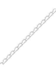 Sterling Silver 5.1mm Open Link Chain - 20 Inch