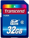 Transcend 32 GB SDHC Class 6 Flash Memory Card TS32GSDHC6