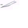 KNIFE BLADES STRAIGHT #11 BOX OF 100