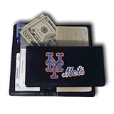 New York Mets Embroidered Leather Checkbook Cover