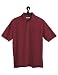 Premium Quality Men's Easy Care Engineer Golf Sport Shirt With Pocket - Maroon