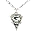 Green Bay Packers Chain Necklace & Pewter Pendant