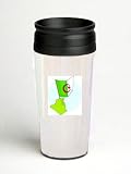 16 oz. Double Wall Insulated Tumbler with Algeria national flag - Paper Insert